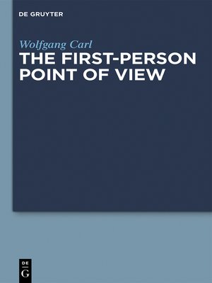 cover image of The First-Person Point of View